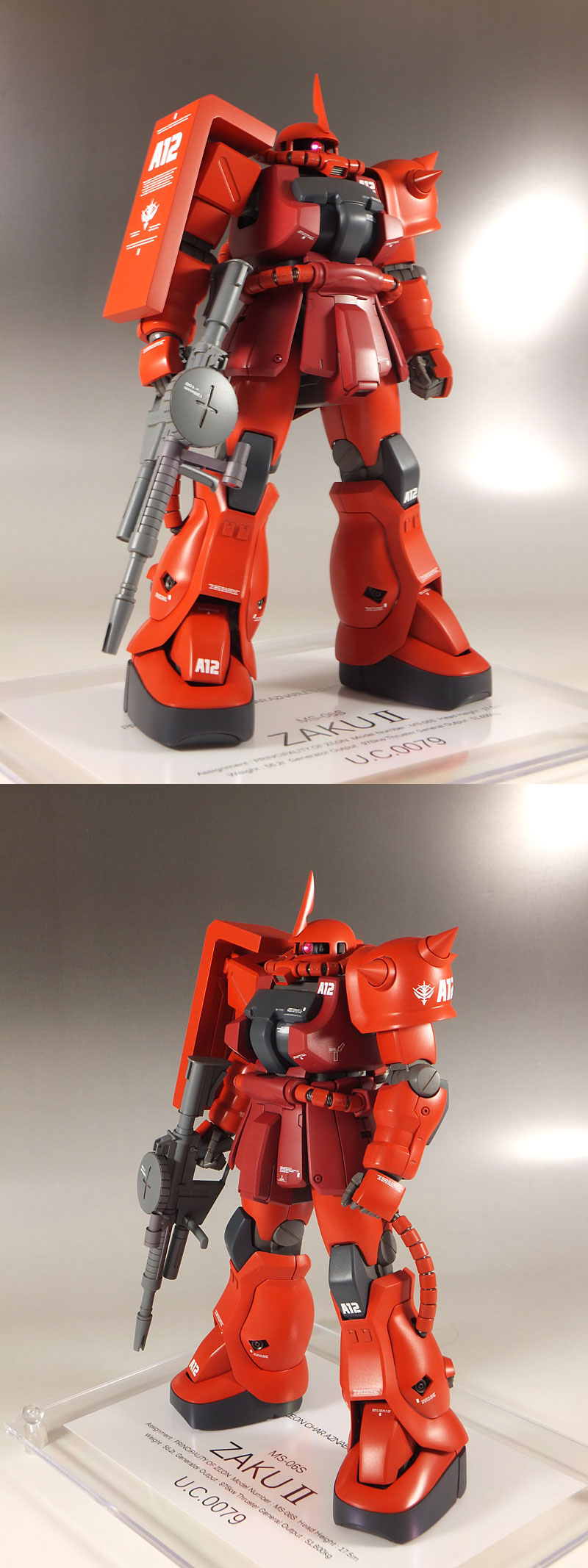 Yahoo!オークション -「mgシャア専用ザク」(完成品) (ガンダム